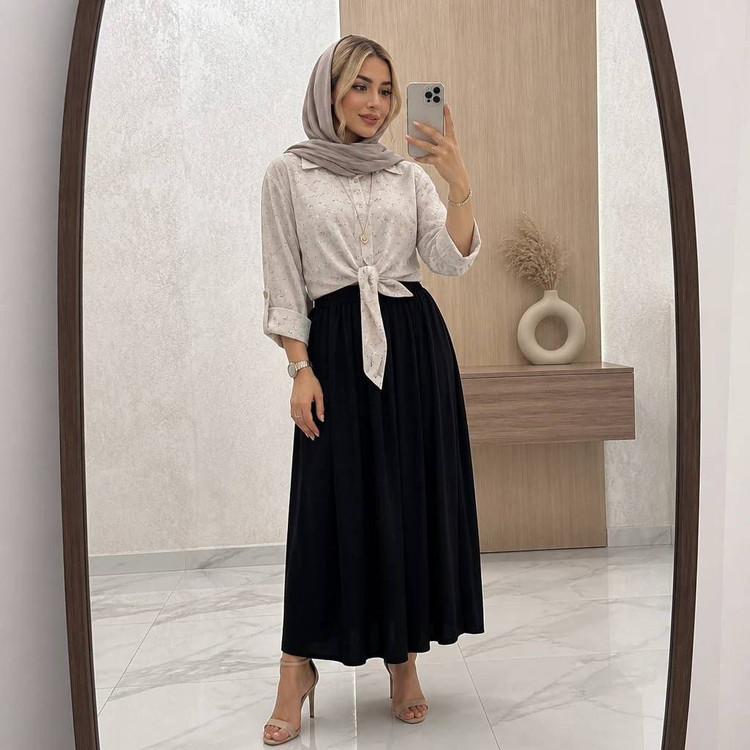 ست شومیز دامن گره ای