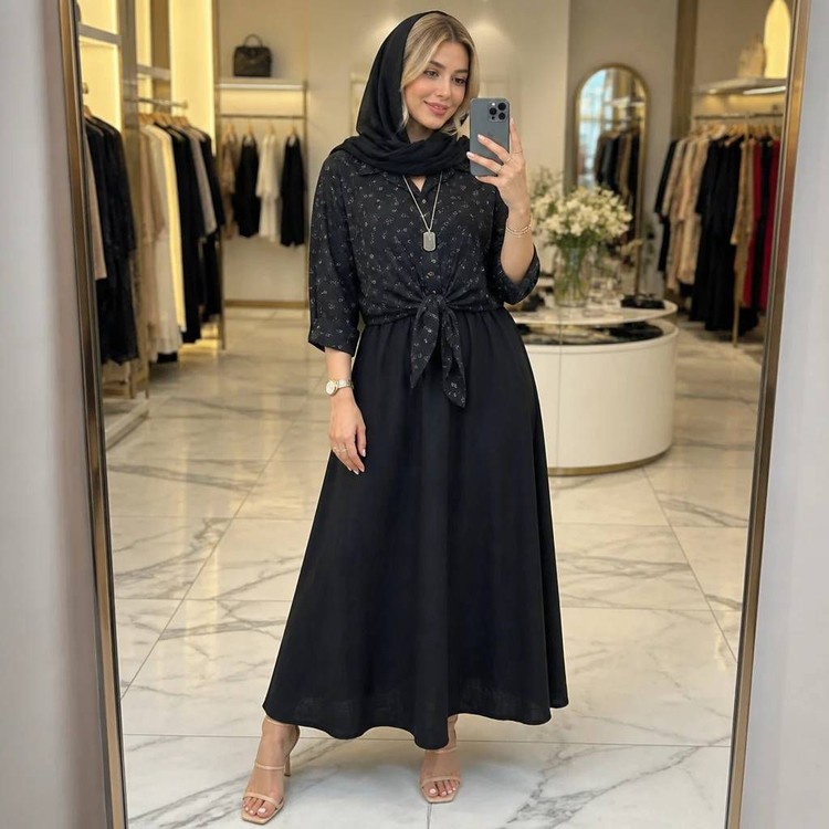 ست شومیز دامن گره ای