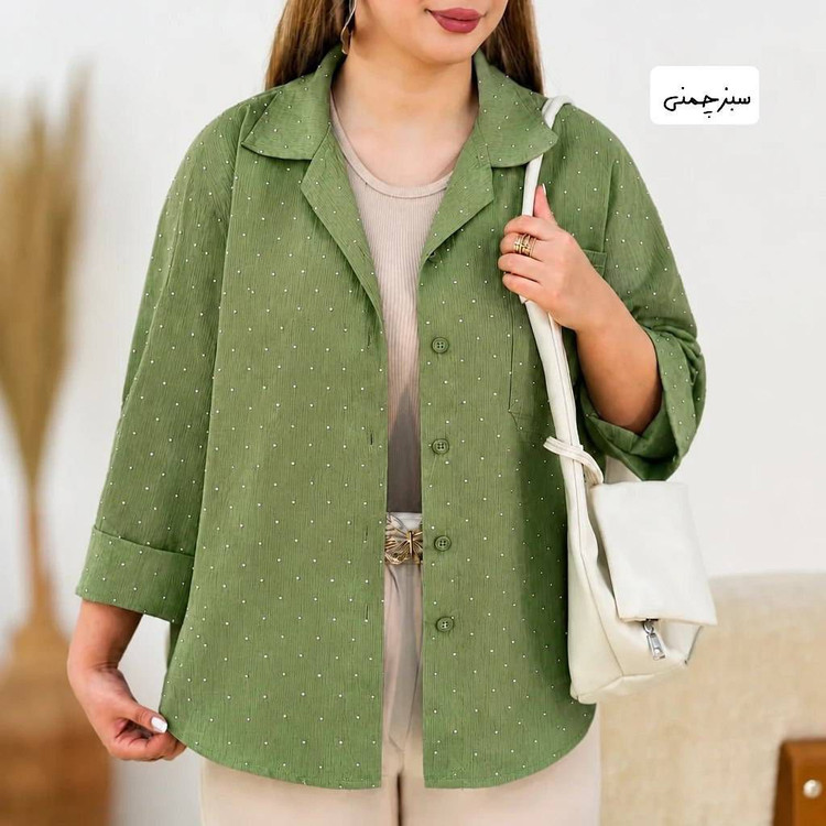 شومیز نگین دار