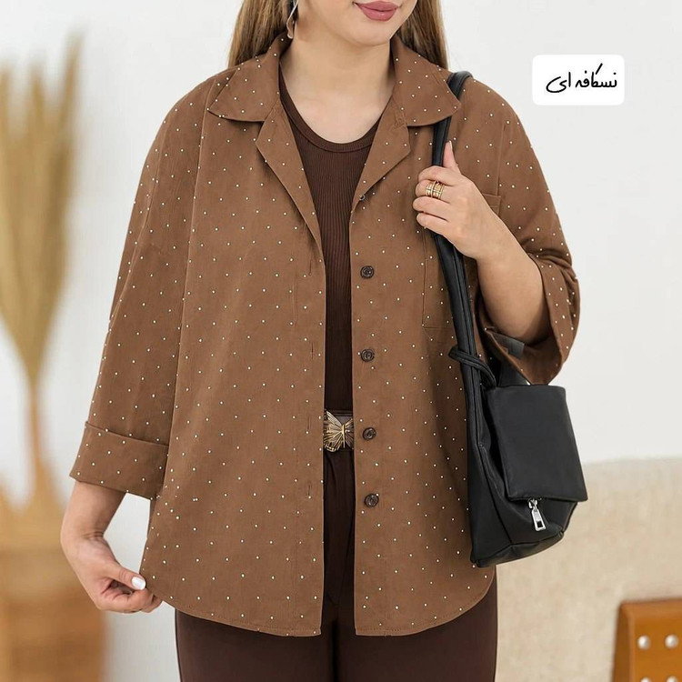 شومیز نگین دار