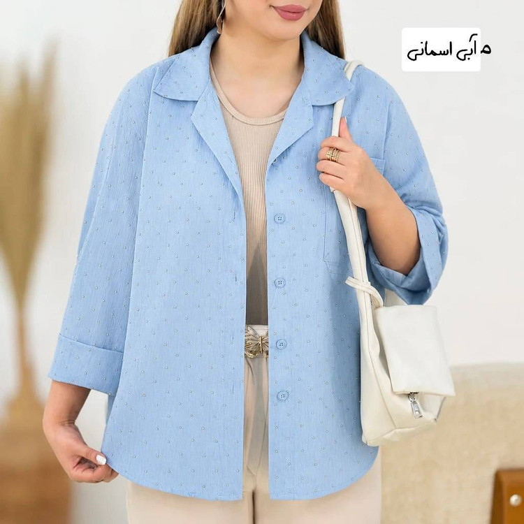 شومیز نگین دار