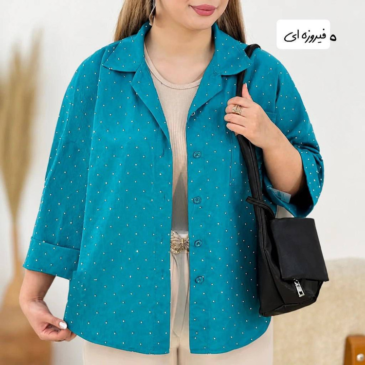 شومیز نگین دار