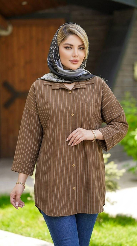 شومیز مانتویی ستاره