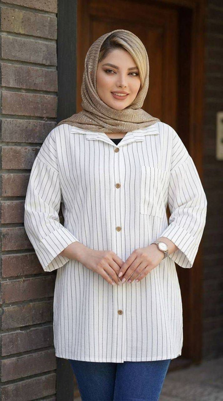 شومیز مانتویی ستاره