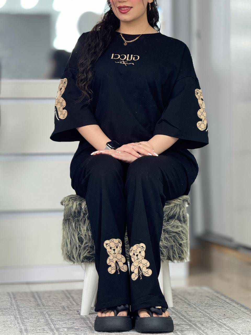 ست تیشرت شلوار خونگی