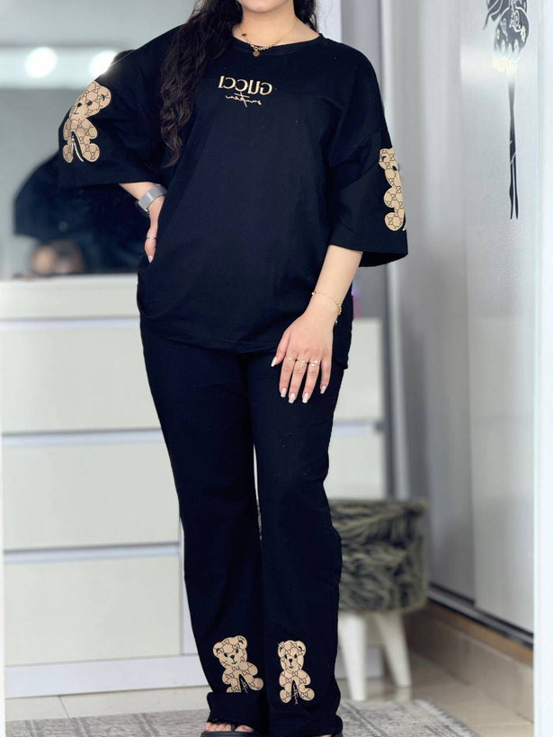 ست تیشرت شلوار خونگی