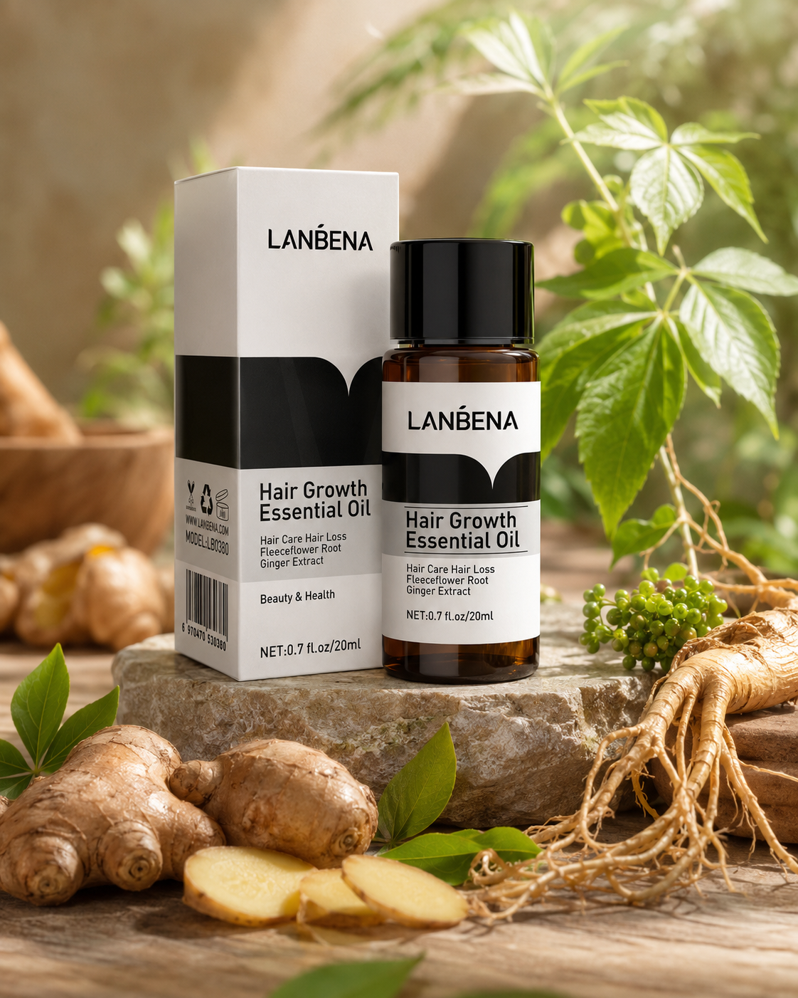 روغن تقویت و رشد مو لانبنا (LANBENA) اص وارداتی