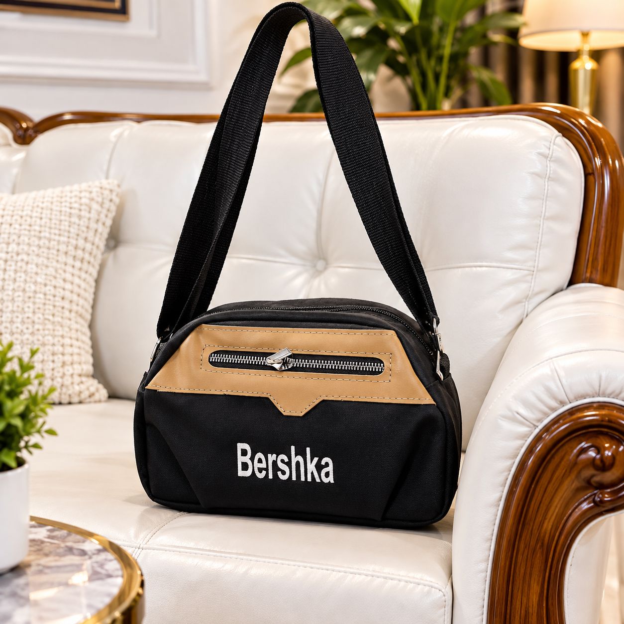 کیف bershka | دو زیپ | دوشی
