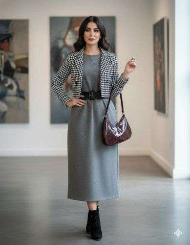 ست سه تیکه ( سارافون و کت و کمربند) مدل روژا