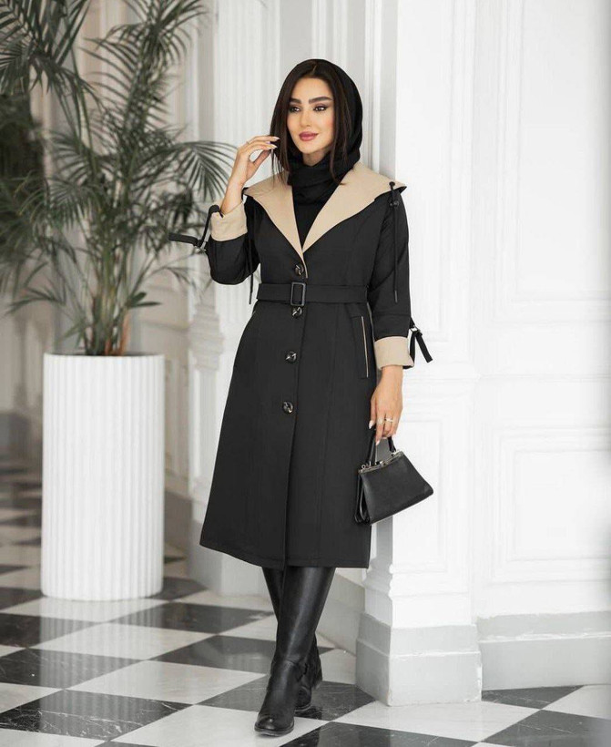بارانی کلاهدار زنانه