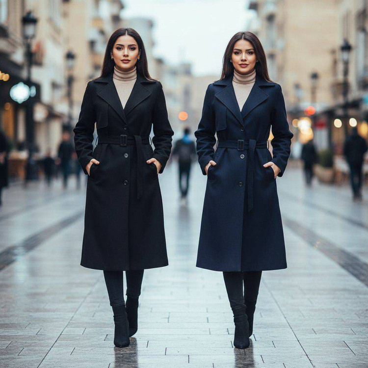 مانتو بلند دیپلمات زنانه