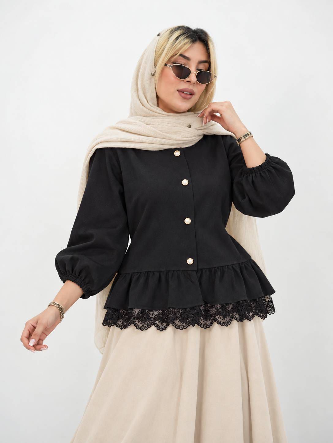مانتو مجلسی دمپاچین